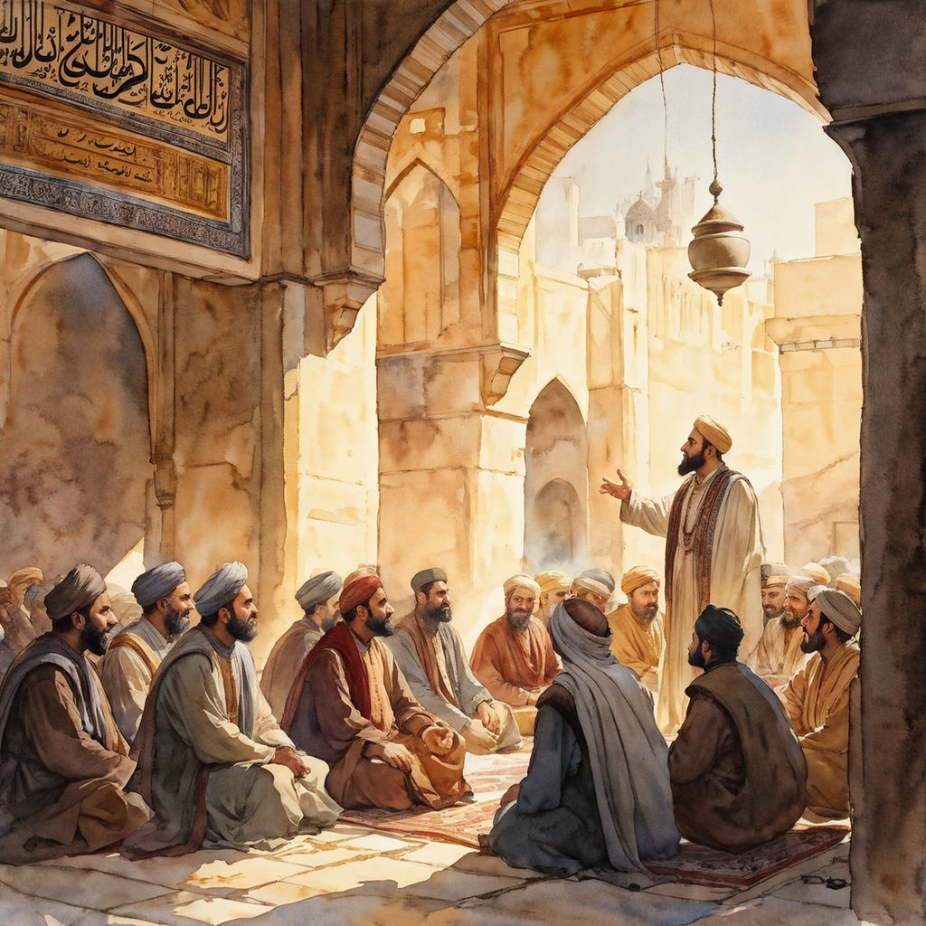 Gilani giving a speech